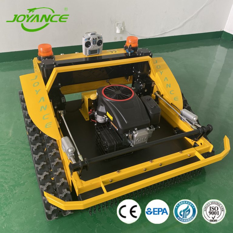 Gasoline crawler remote control lawn mower